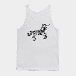 Unicorn Vintage Shirt Funny Magic T-Shirt Old Style Tank Top